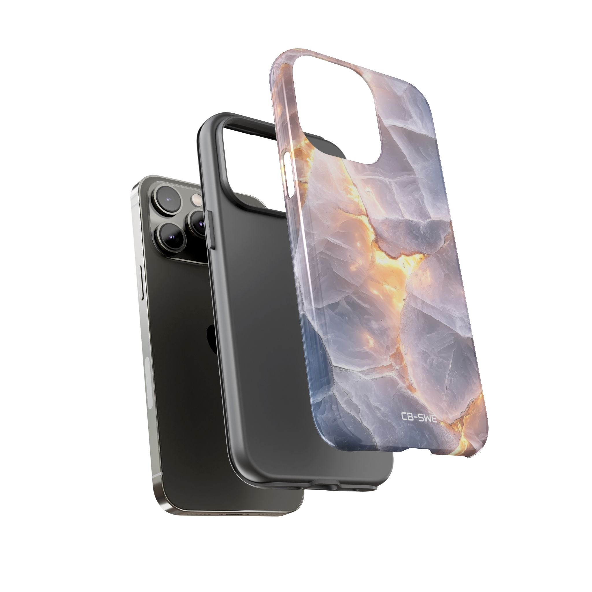Glowing Stone Fragments - iPhone Case