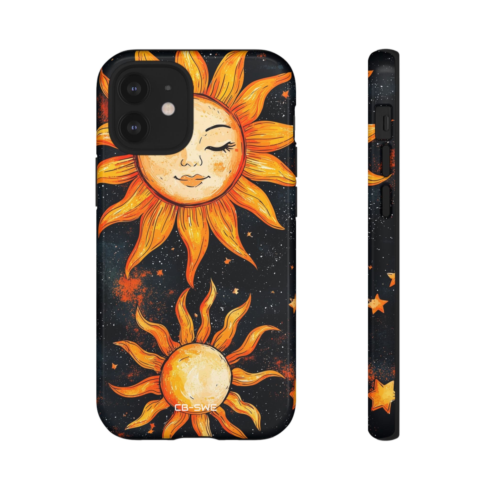 Celestial Suns Dance - iPhone Case