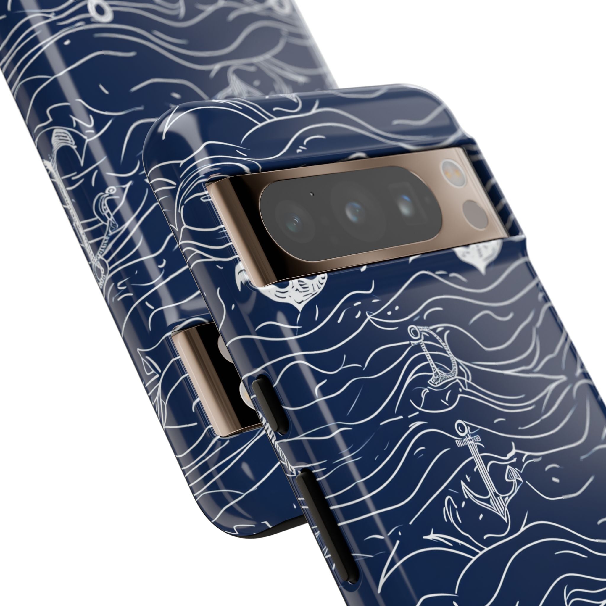 Nautical Whimsy: Anchors and Waves - for Google Pixel 8