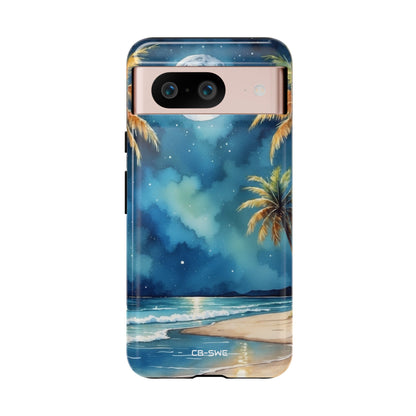 Moonlight Kisses Waves - Google Pixel Case
