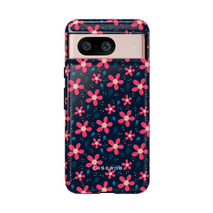 Pink Flower Pattern - Protective Phone Case