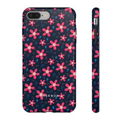 Pink Flower Pattern - Protective Phone Case