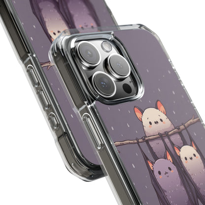Bats Hang Playfully iPhone Case - Impact