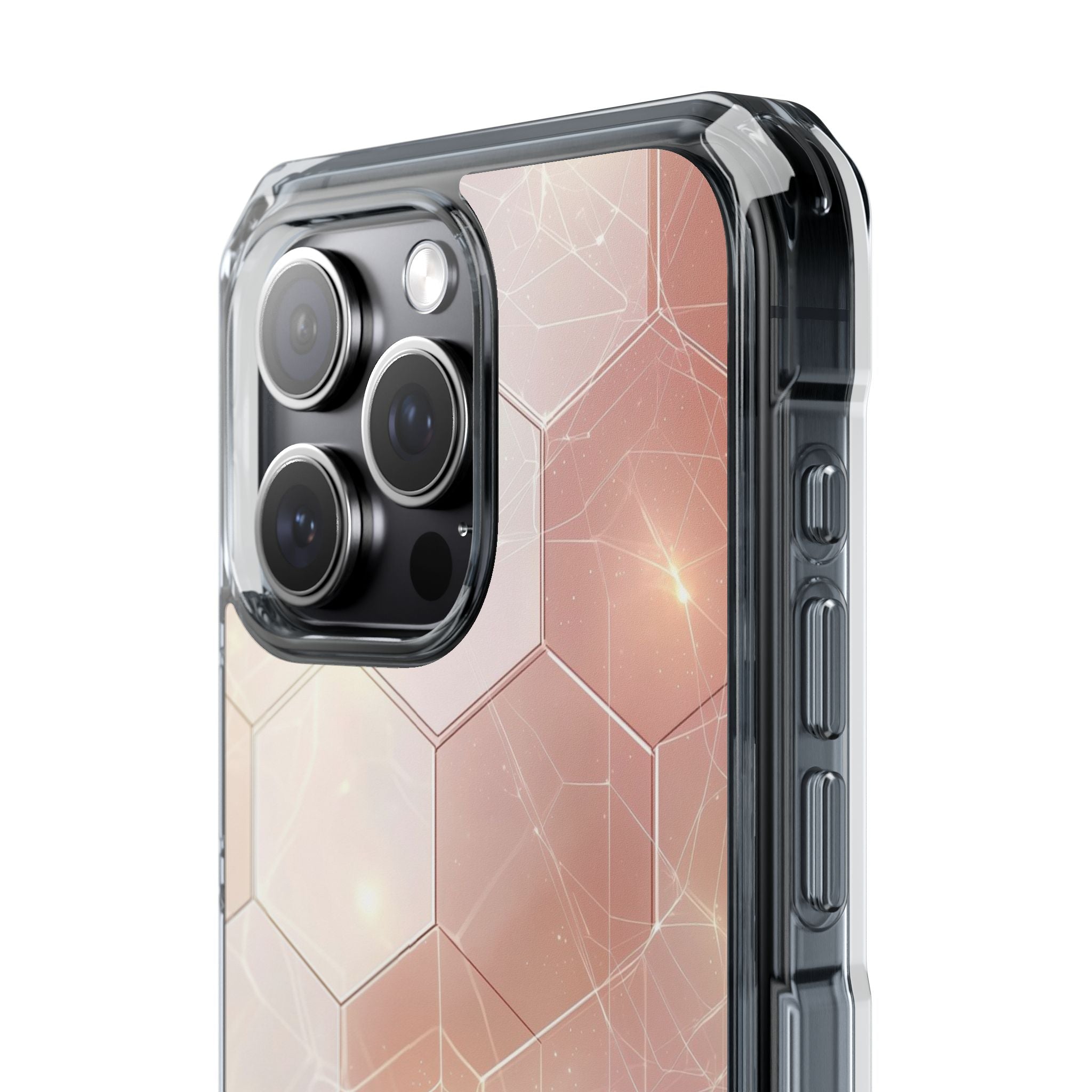 Honeycomb Glow iPhone 15 Pro Max Case - Impact