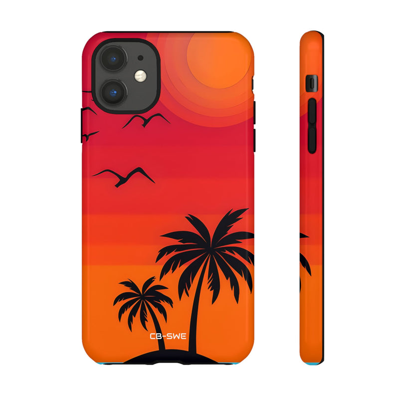 Summer Sunset Silhouettes - iPhone Case