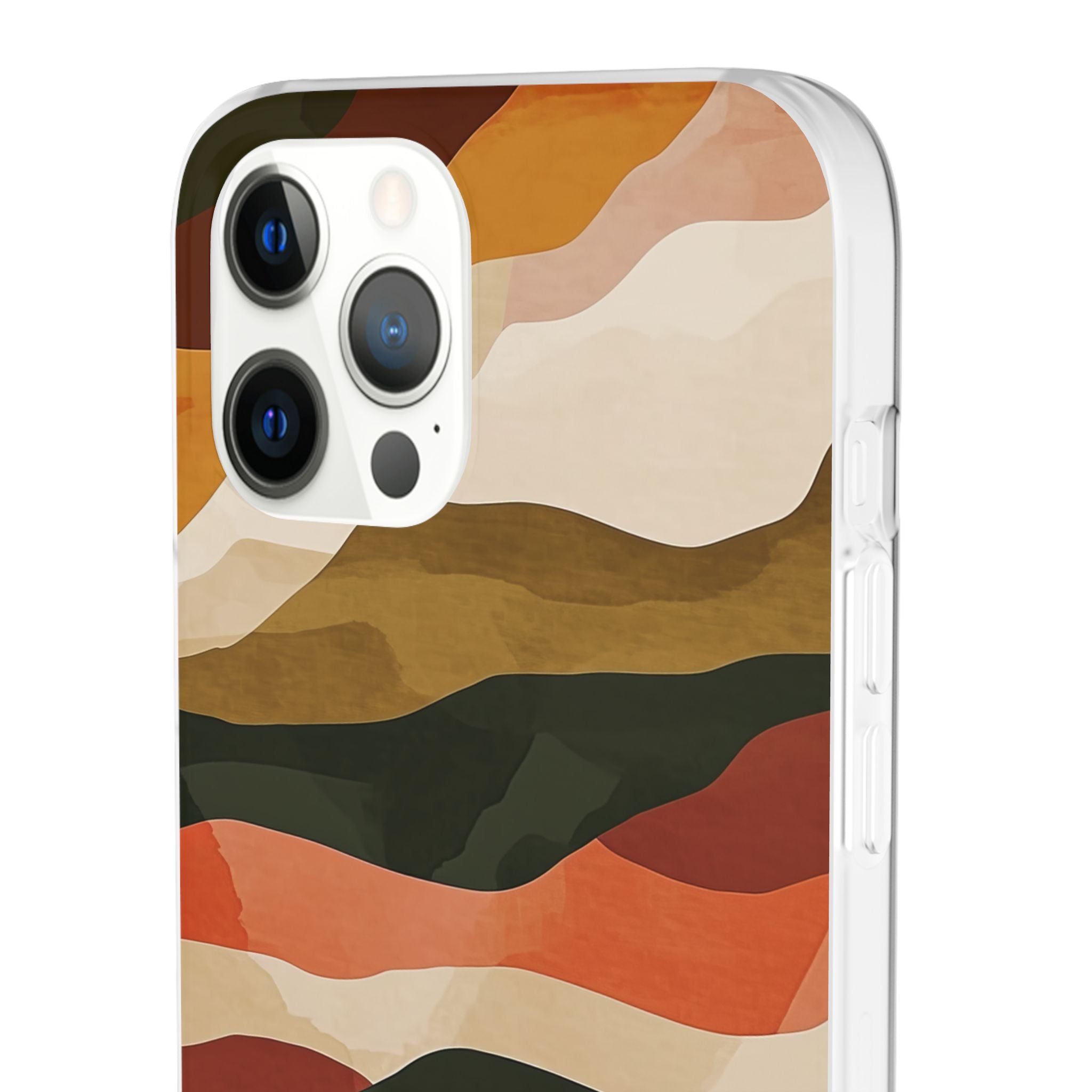 Earth Tone Pattern | Phone Case for iPhone (Flexible Case)