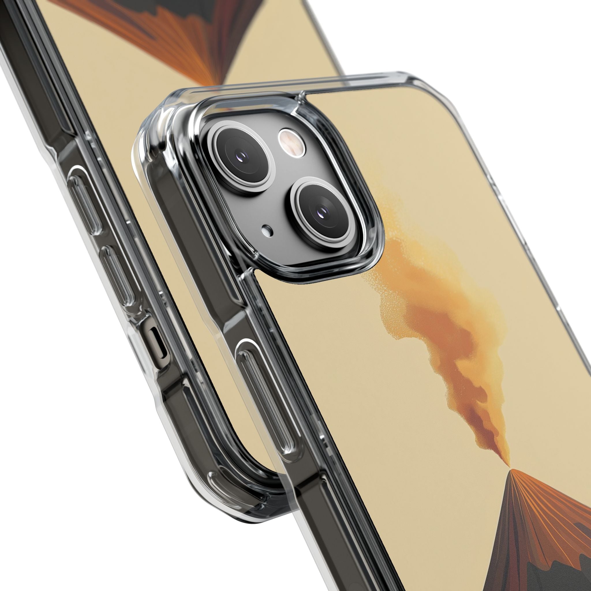Volcano Erupts Brightly iPhone Case - Impact