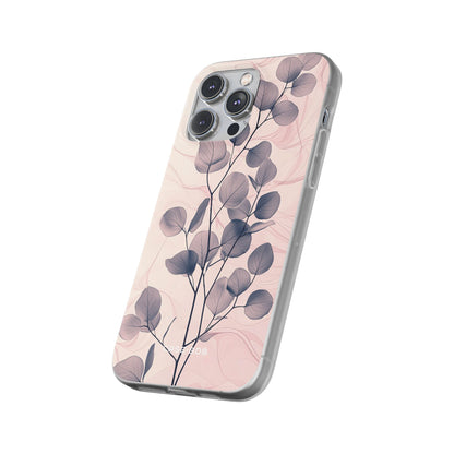 Veined Leaf Whisper iPhone 14 Pro Max Case - Soft