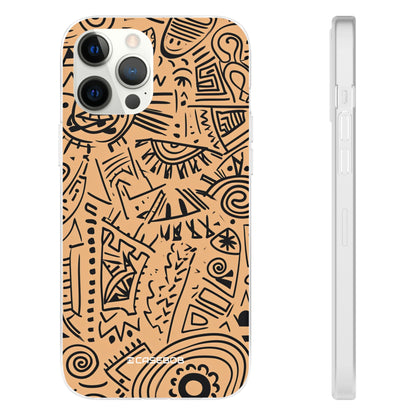 Mystic Tribal Geometry | Flexible Phone Case for iPhone