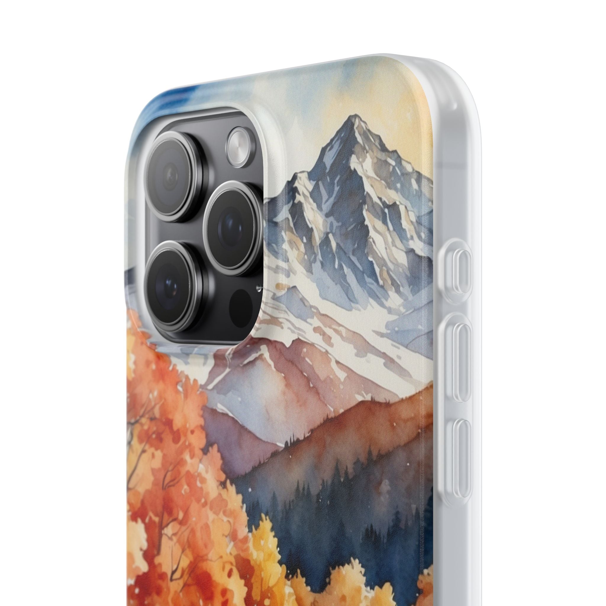 Snowcapped Radiance iPhone 15 Pro Max Case - Soft