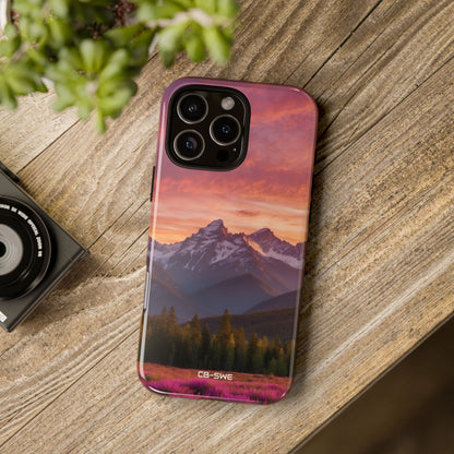 Mountain Peaks Glow - iPhone Case