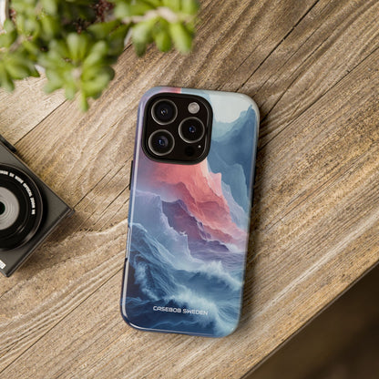 Mountain Wave Serenity - Tough iPhone 16 Phone Case