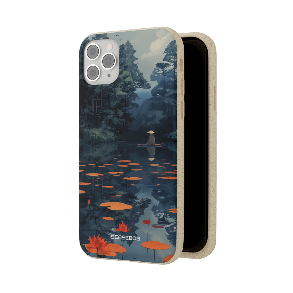 Tranquil Lotus Serenity | Biodegradable Phone Case