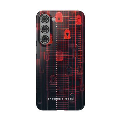 Gradient Cyber Lock Samsung S23 - Slim Phone Case