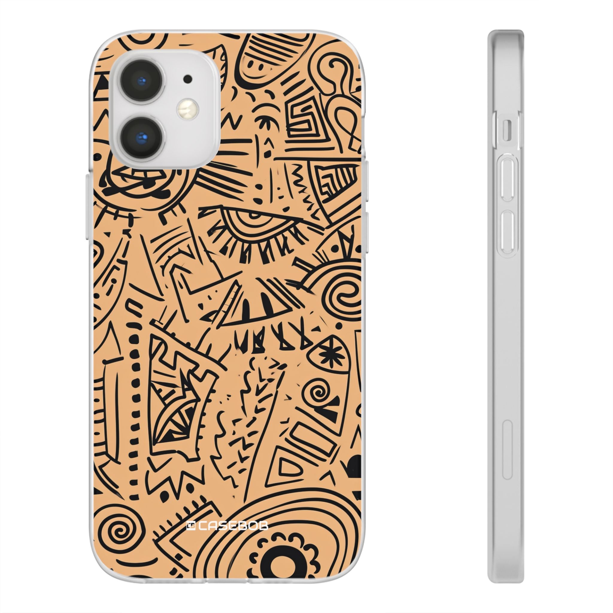 Mystic Tribal Geometry | Flexible Phone Case for iPhone