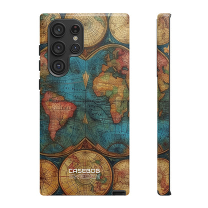 Vintage World Map  Samsung S22 - Tough