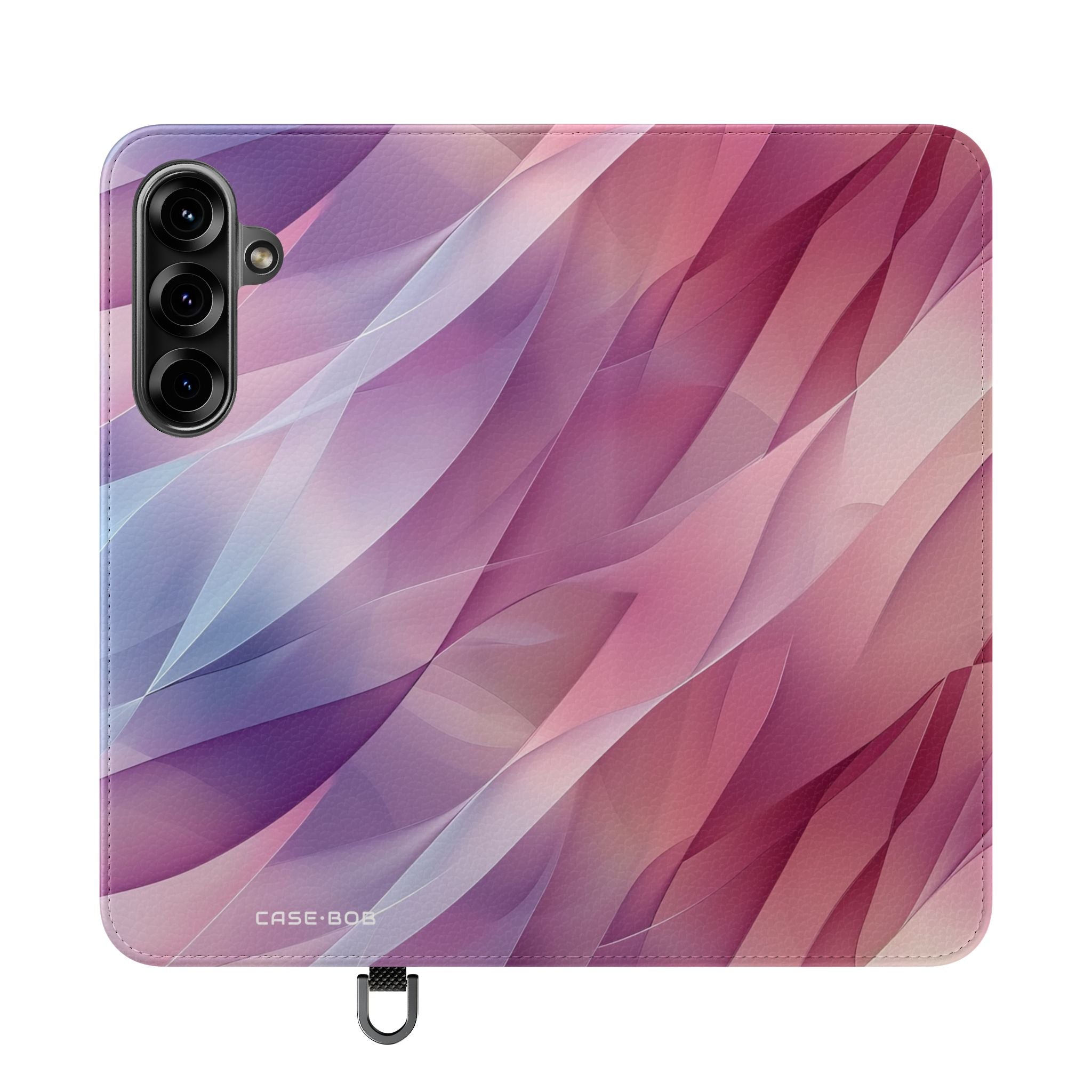 Pink Leafwave - Samsung S25+ Case - Wallet