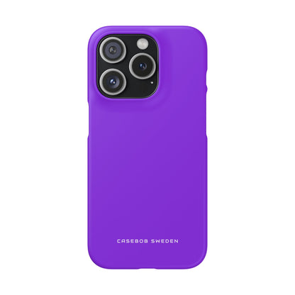 Blue Violet iPhone 15 - Slim Phone Case