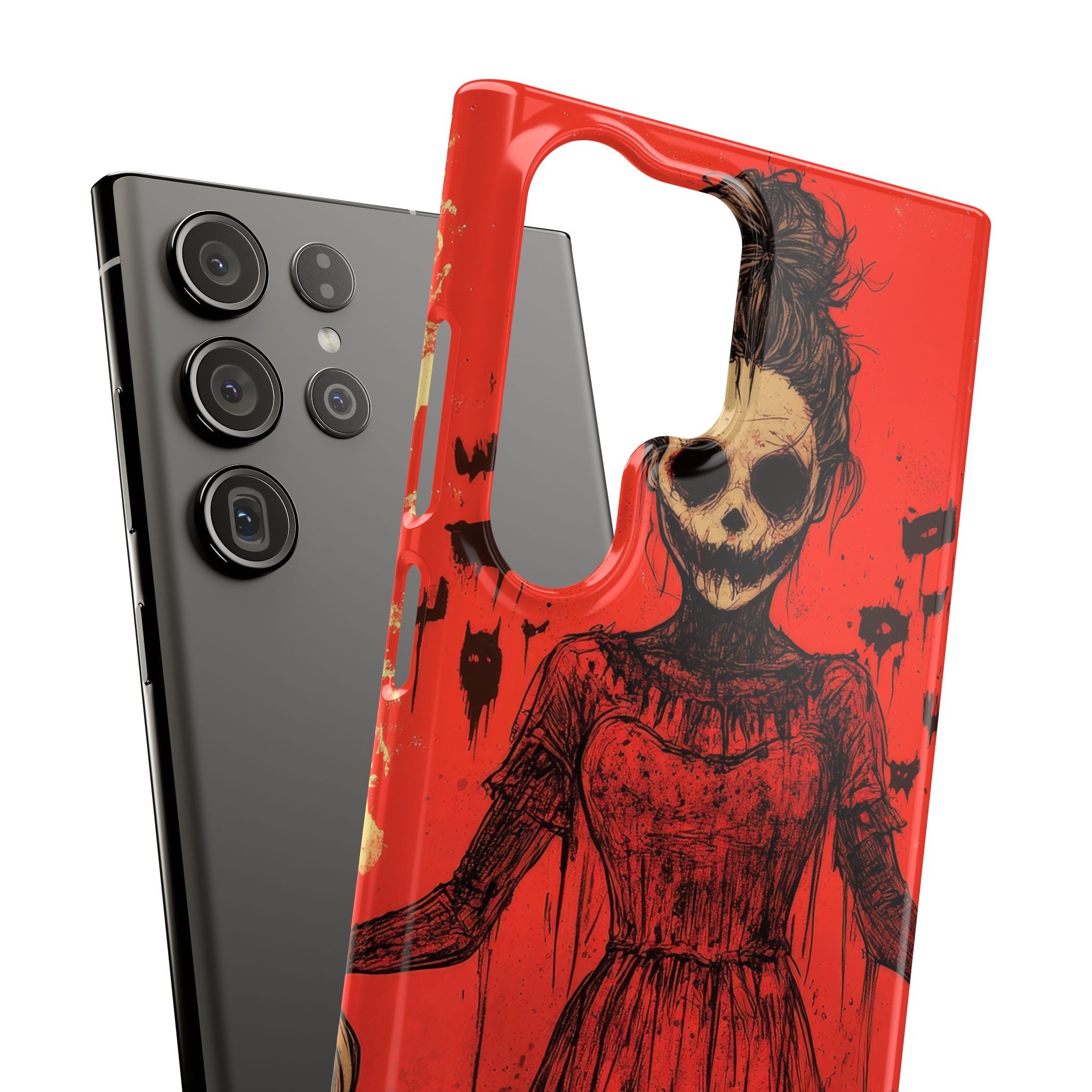 Haunting Scarlet Descent Samsung S23 - Slim Phone Case