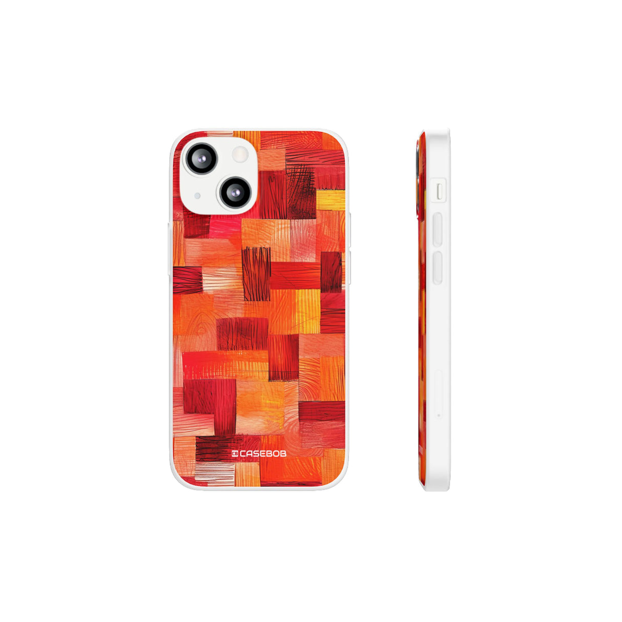 Warm Tone Pattern | Phone Case for iPhone (Flexible Case)