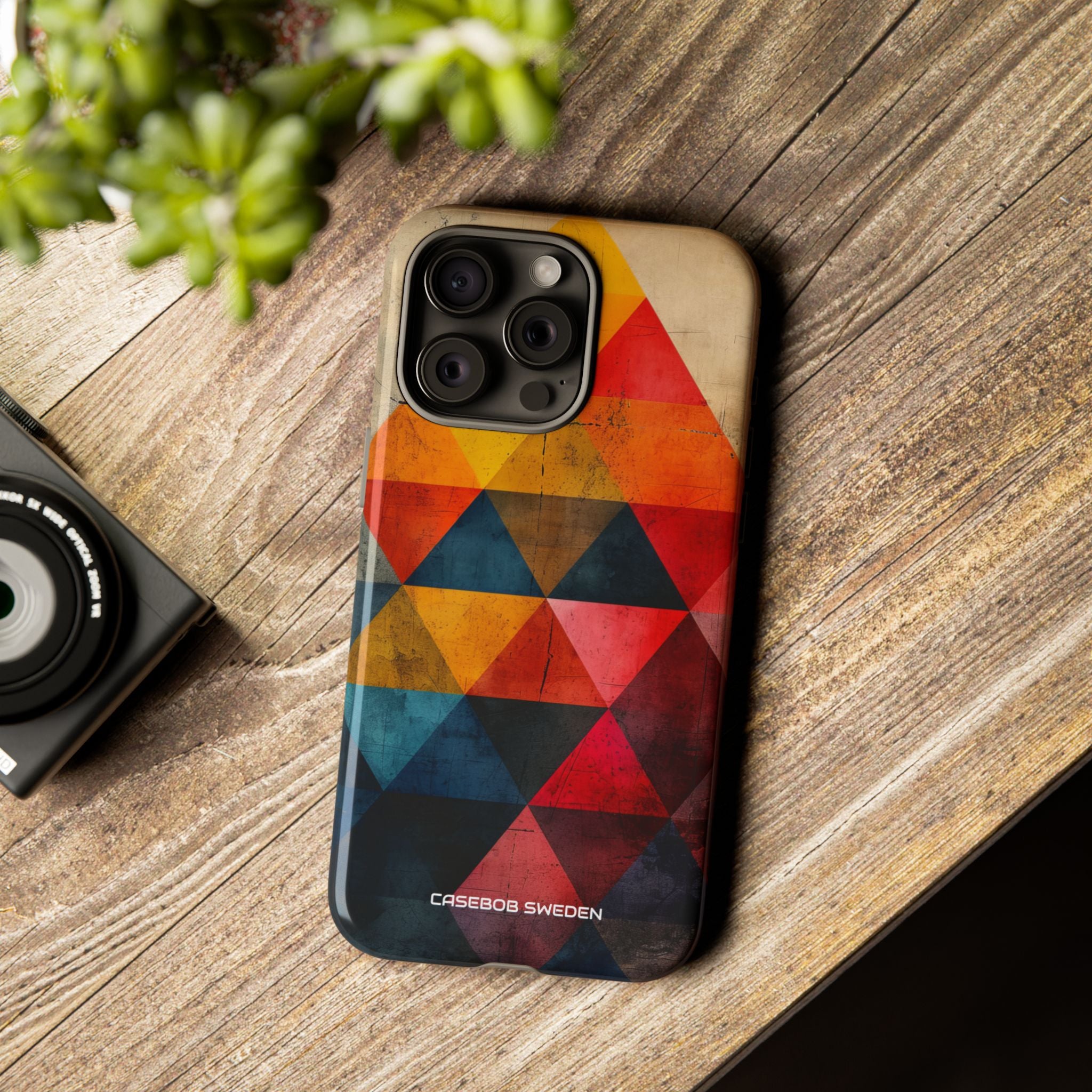 Geometric Energy - Tough iPhone 15 Phone Case