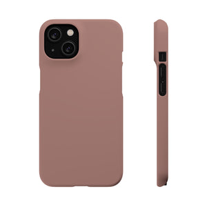 Burnished Brown iPhone Case (Slim) iPhone 14 Matte Phone Case