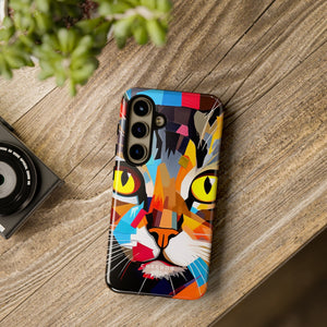 Abstract Kitty Palette - Protective Phone Case