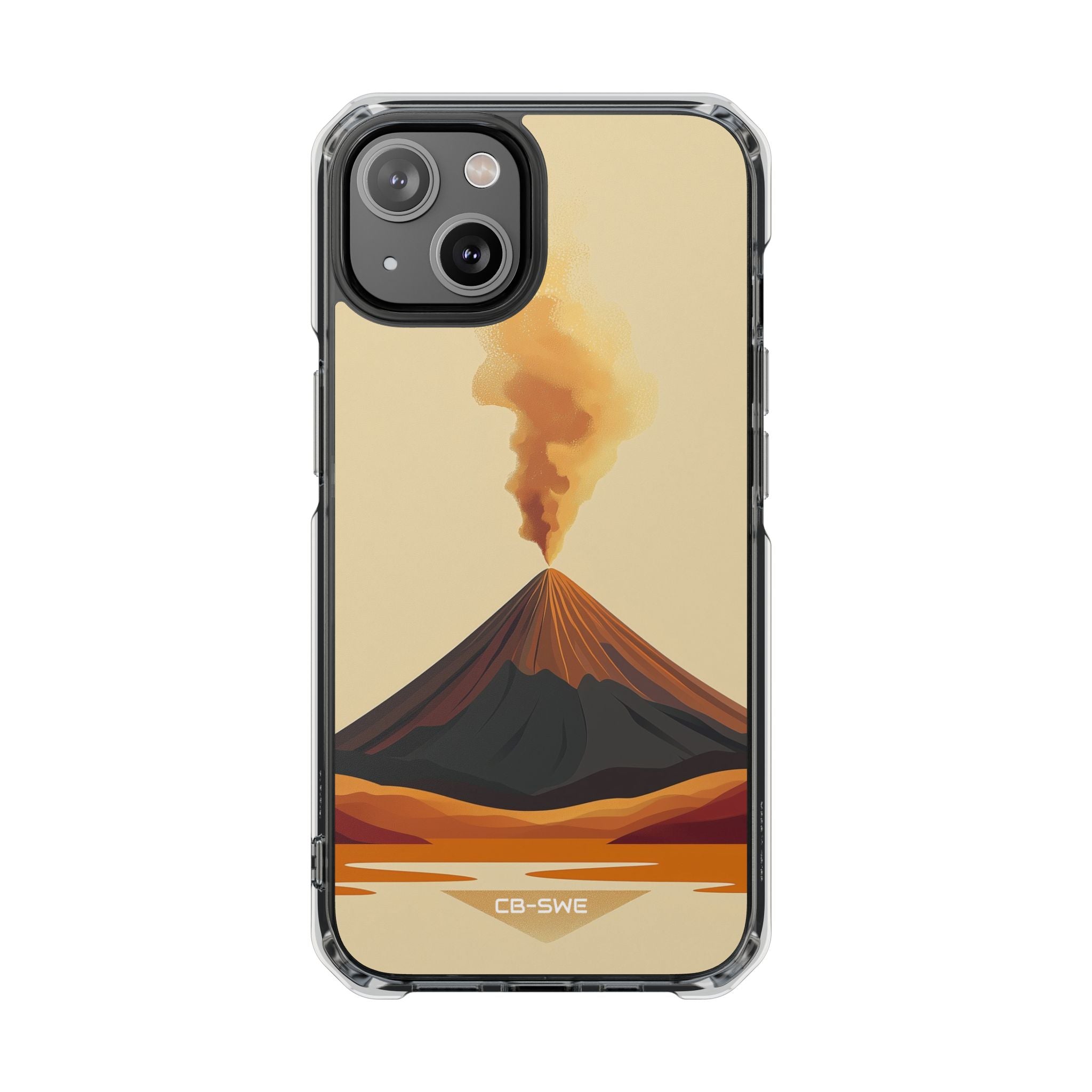 Volcano Erupts Brightly iPhone Case - Impact