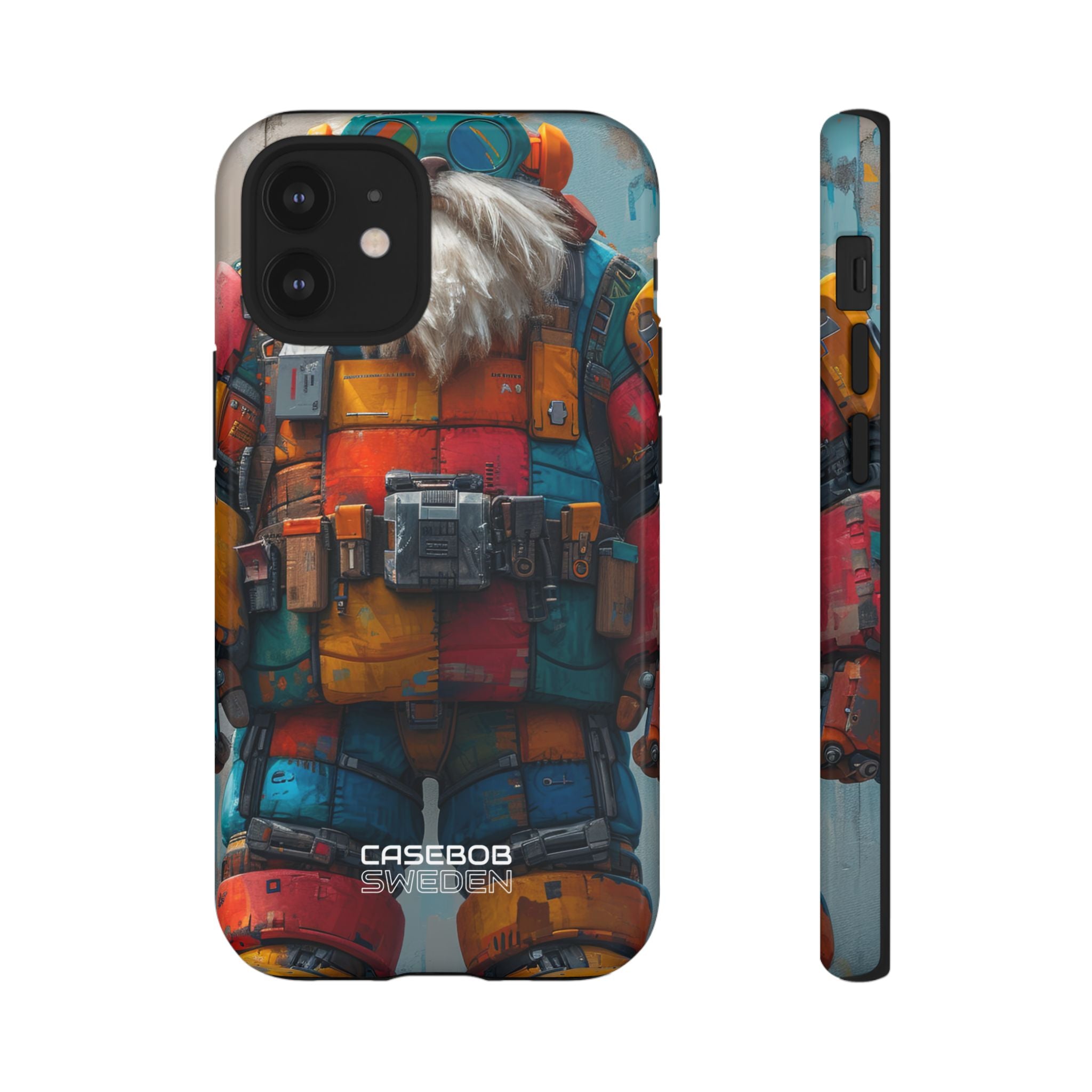 Whimsical Robot Wanderer iPhone 12 - Tough