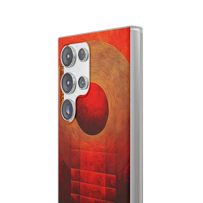 Crimson Orbit Samsung S23 Ultra Case - Soft