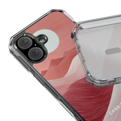 White Orb Dunes iPhone 15 Case - Impact