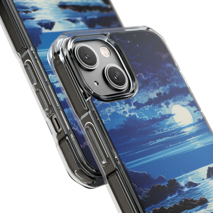 Moonlit Sea Dance iPhone Case - Impact