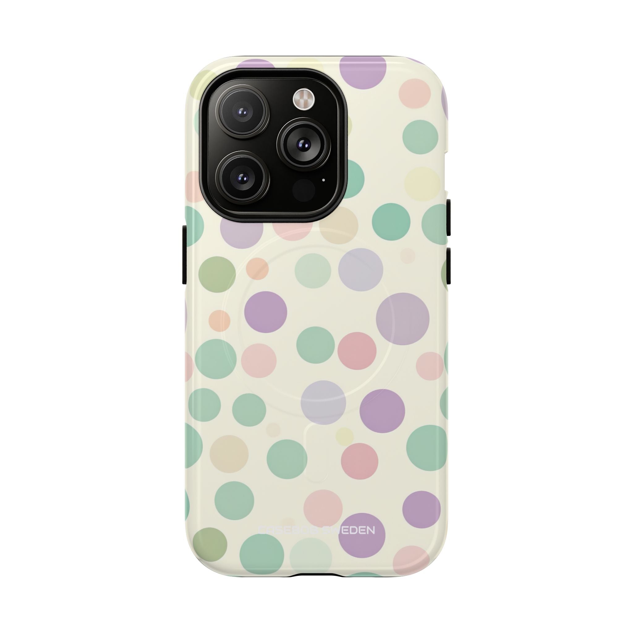 Playful Pastel Polka Dots - Tough + MagSafe® iPhone 14 Phone Case