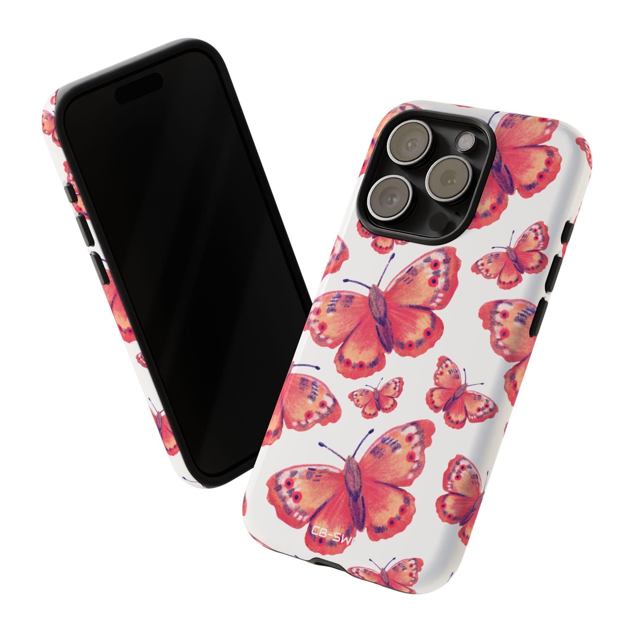 Vibrant Butterfly Dance - iPhone Case
