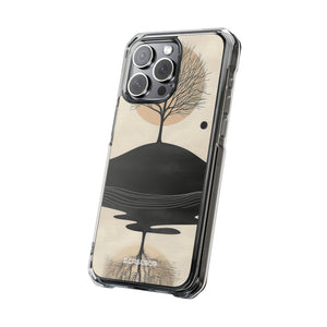 Serene Reflections - Phone Case for iPhone (Clear Impact - Magnetic)