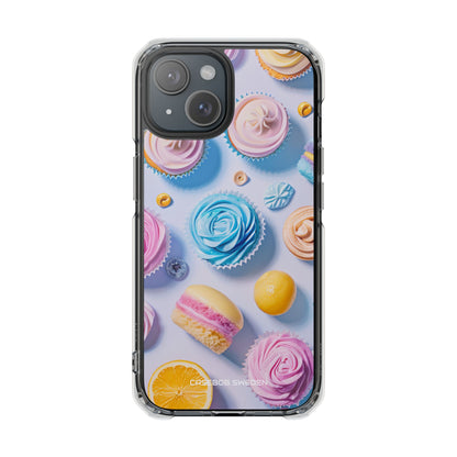 Pastel Whimsy Desserts - Clear Impact iPhone 15 Phone Case