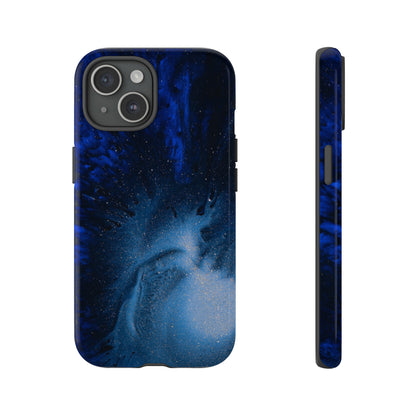 Winter Blue Ink Art - Protective Phone Case