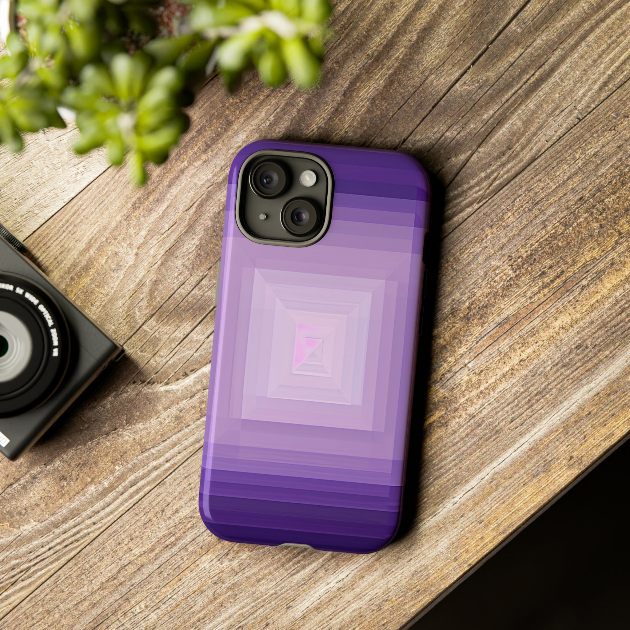 Purple Gradient Elegance - Protective Phone Case