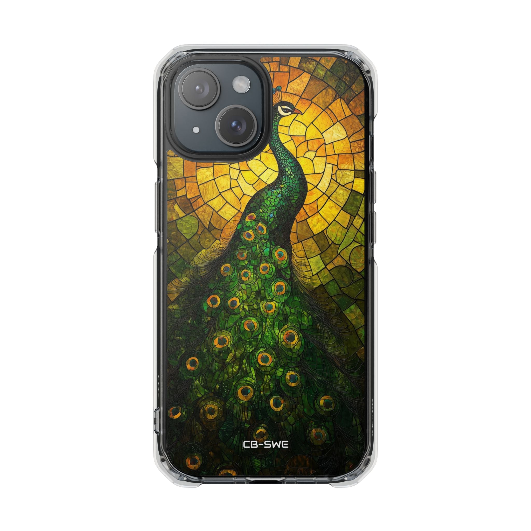 Peacock Spreads Light iPhone Case - Impact