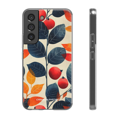 Autumn Nature Pattern - Flexi Samsung S22 Phone Case