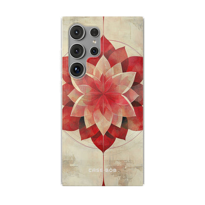Crimson Bloom Samsung S24 Ultra Case - Soft