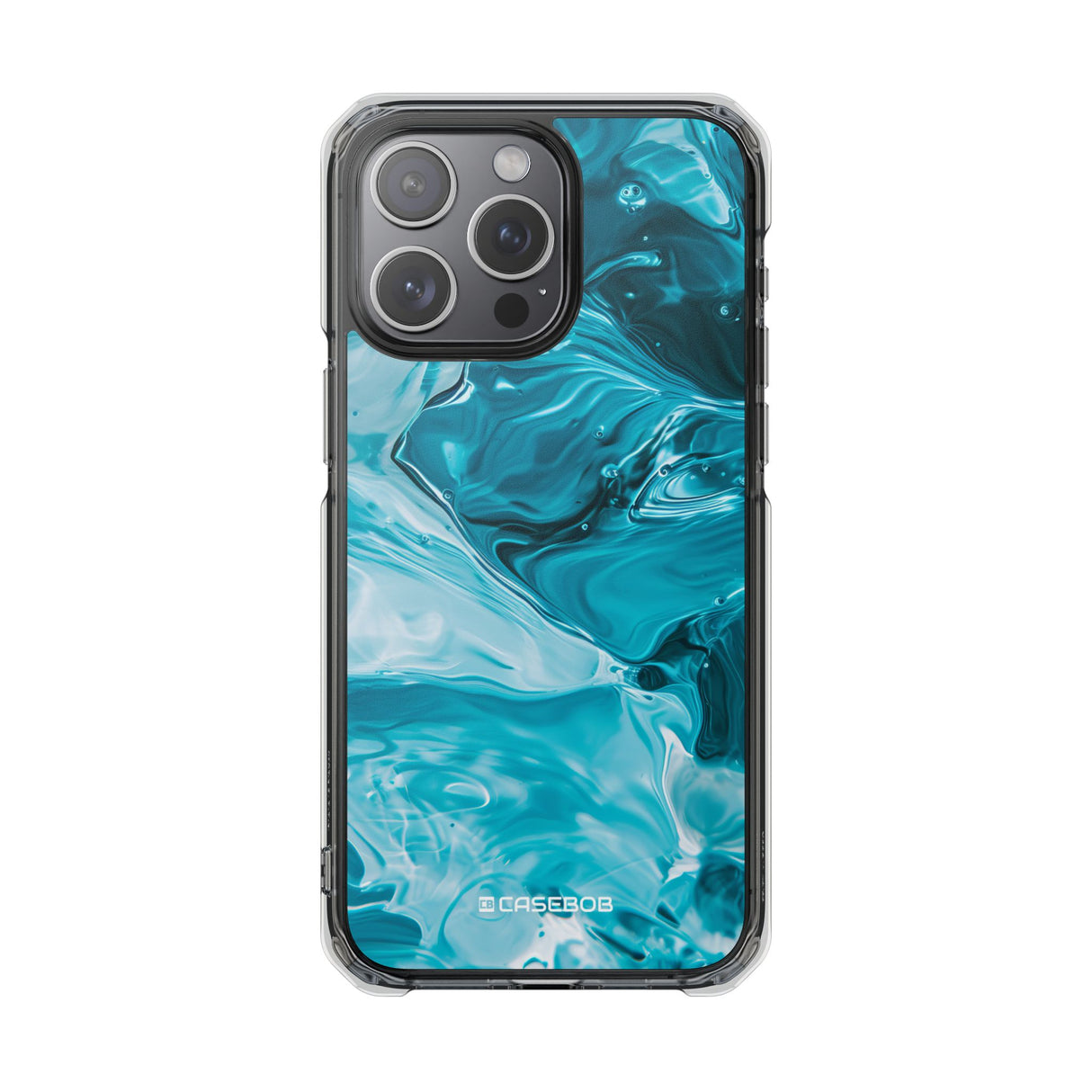 Turquoise Pantone  | Phone Case for iPhone (Clear Impact Case - Magnetic)