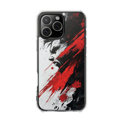 Red Energy Erupts iPhone Case - Impact
