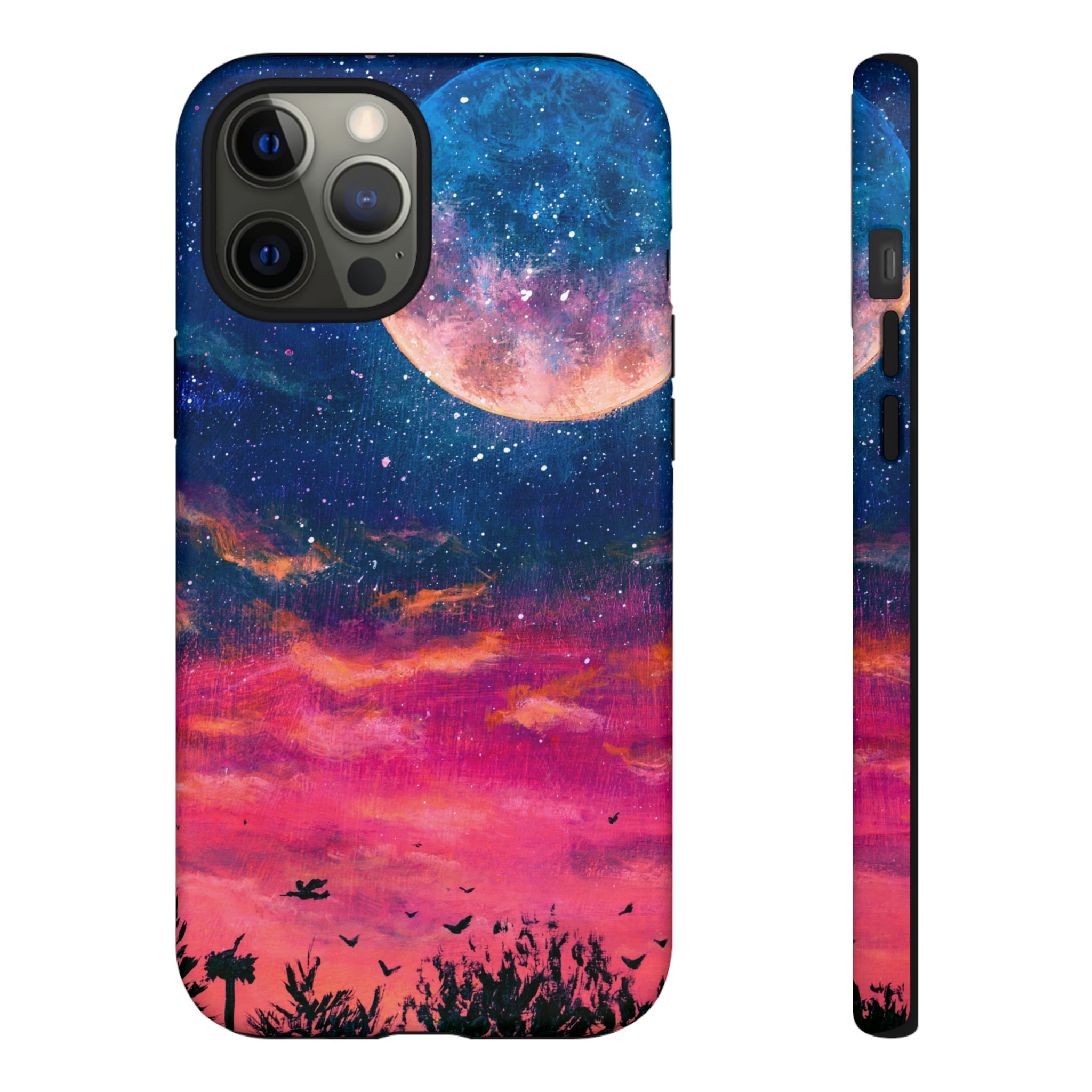 Oil painting - Big Planet - Protective Phone Case