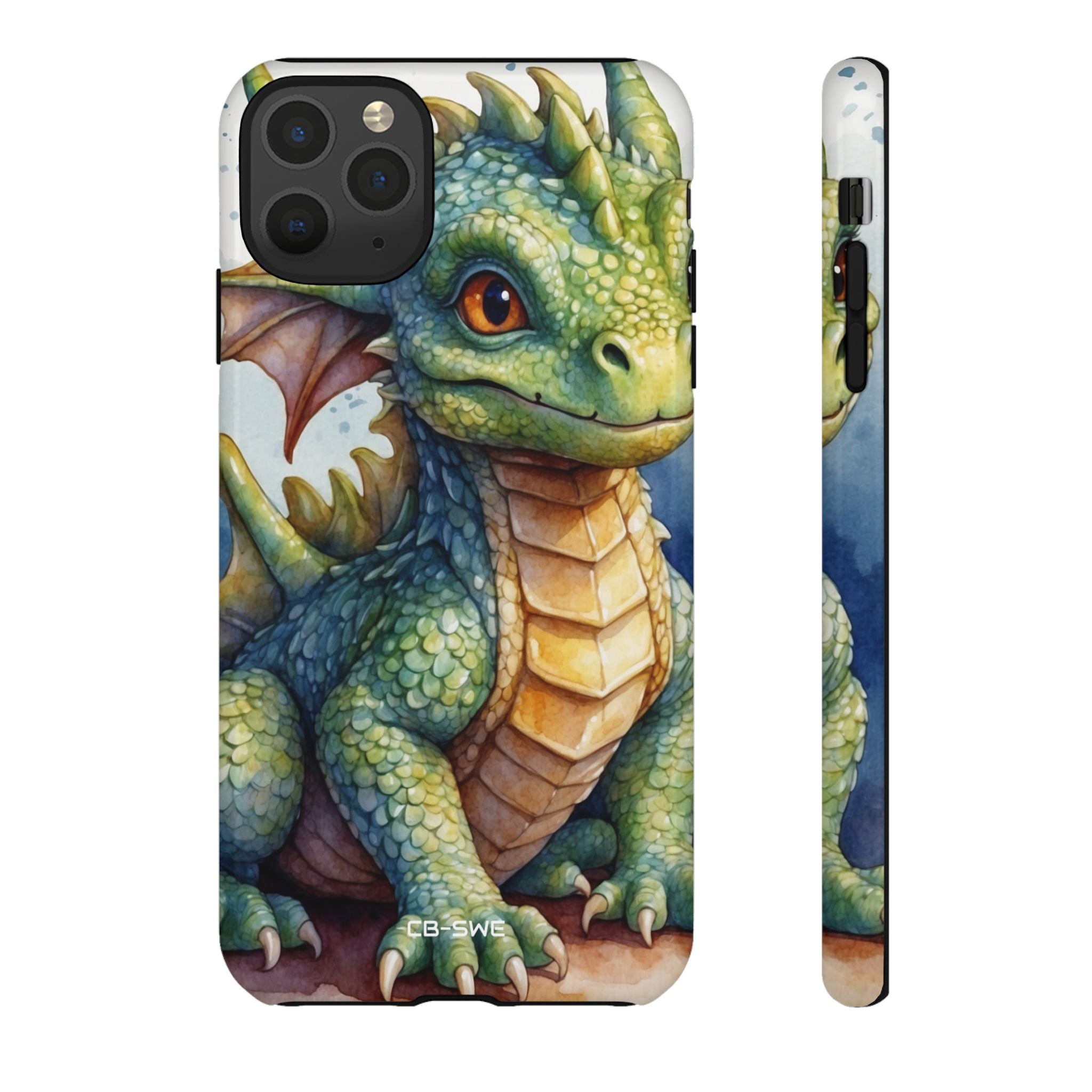 Green Dragon Smiles - iPhone Case
