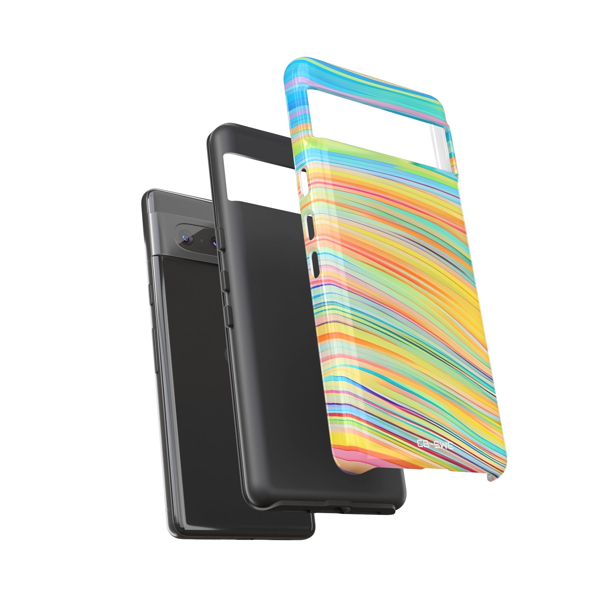 Vibrant Rhythmic Waves - Google Pixel Case