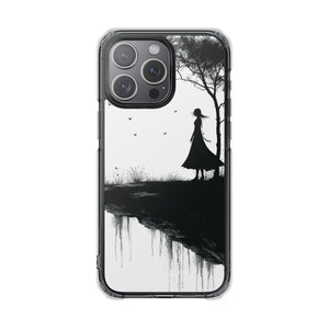 Solitary Serenity - Phone Case for iPhone (Clear Impact - Magnetic)