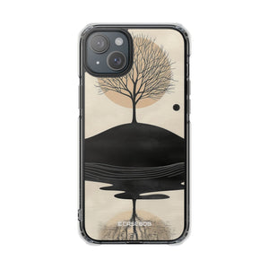 Serene Reflections - Phone Case for iPhone (Clear Impact - Magnetic)