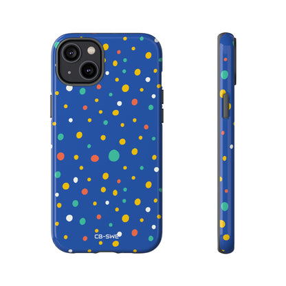 Colorful Dots Dance - iPhone Case