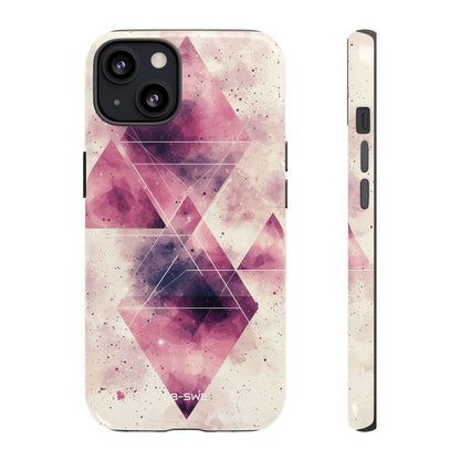 Triangles Overlap Serenity - iPhone Case